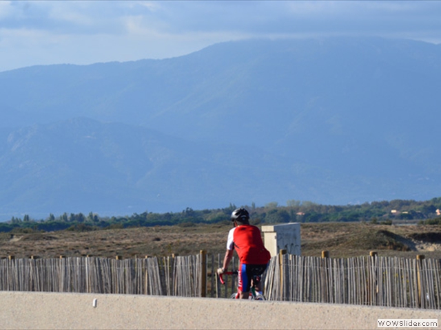 Cycling towards the Pyrenees