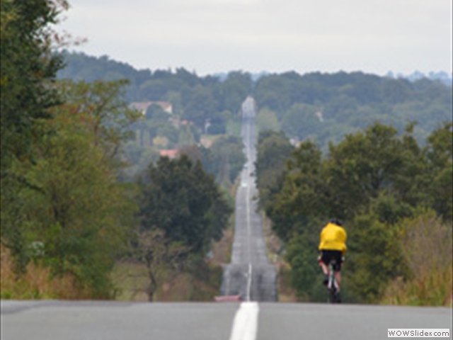 The climbs are becoming steeper and steeper