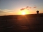 Port Leucate and sunrise over the Mediterranean